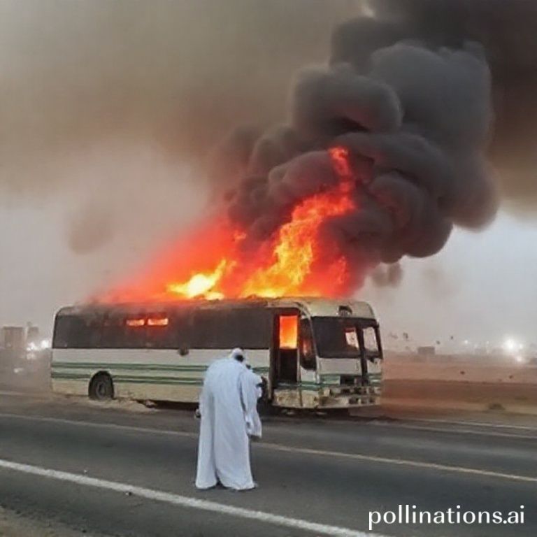 Tragic Bus Fire Claims 18 Lives of One Family in Saudi Arabia