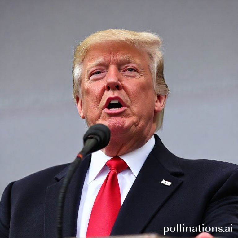 Trump Attributes Hoarse Voice to Trade Discussions