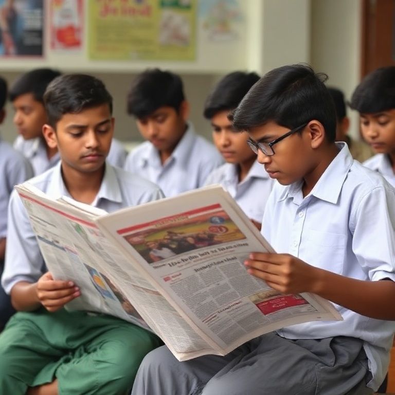 Newspaper Reading Made Mandatory in Uttar Pradesh Government Schools