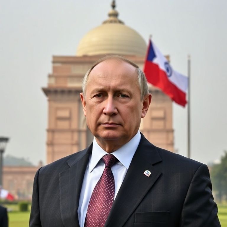 Russian President’s Visit Turns Parts of New Delhi into a Fortress
