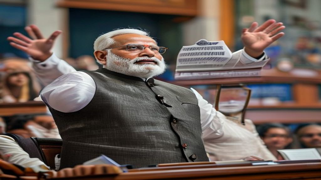 PM Modi Hails Historic Moment as Parliament Prepares Women's Bills