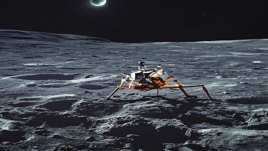 Vikram's Hop Reveals Surficial Layers Near Lunar South Pole