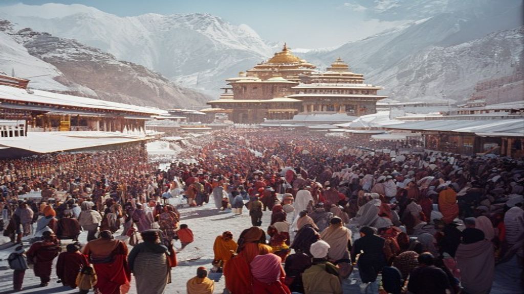 12,000 Pilgrims Visit Amarnath Shrine; 4,800 Depart for Darshan