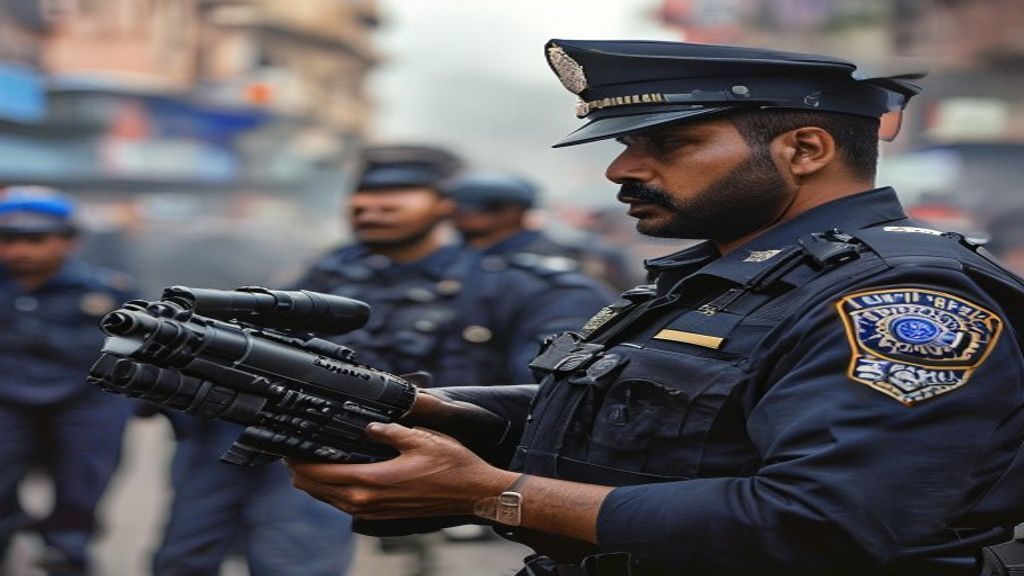 Delhi Police Officer Denies Authorizing RAF Pellet Gun Use