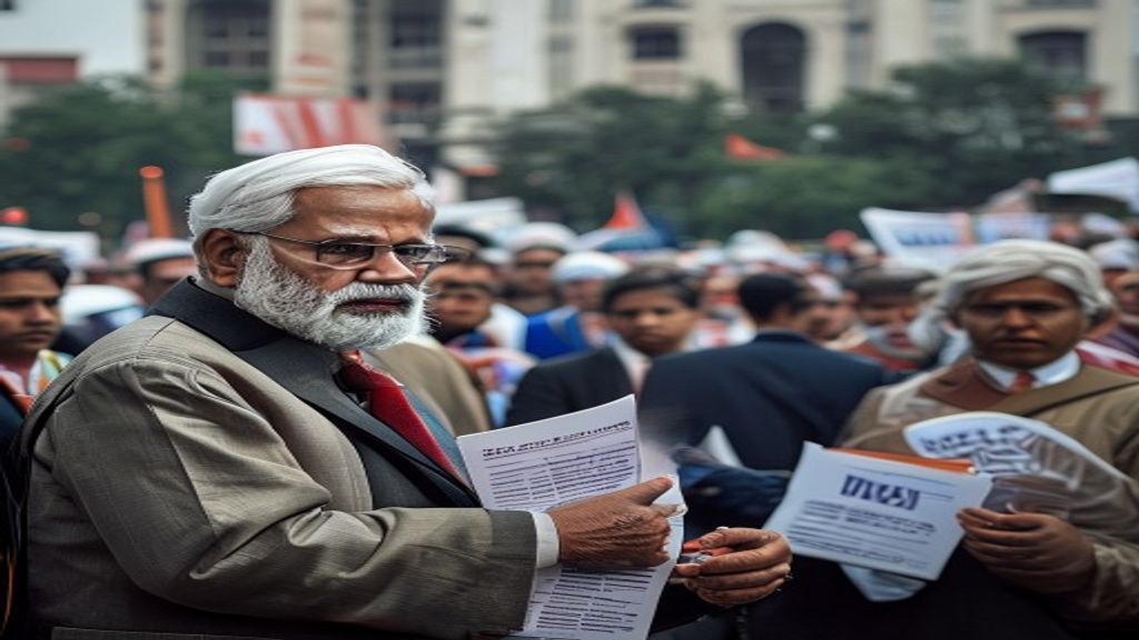 NDA Defends Government Amid Student Protests and Paper Leaks