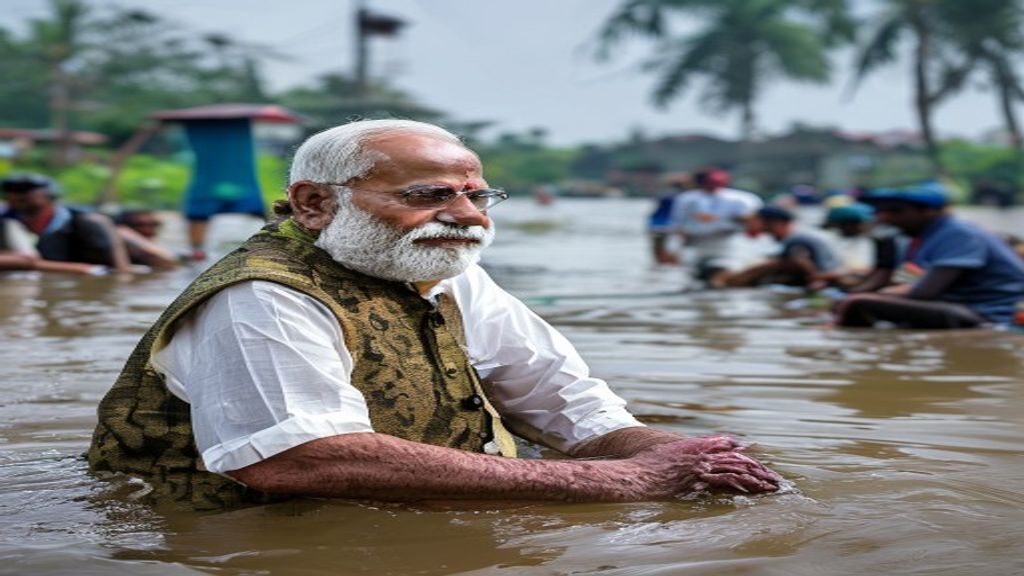 PM Modi Reviews Assam Floods Impacting Over 4.45 Lakh Residents