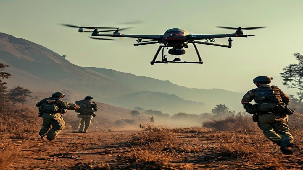 Pakistani Drone Spotted Over LoC in J&K's Rajouri, Search Launched